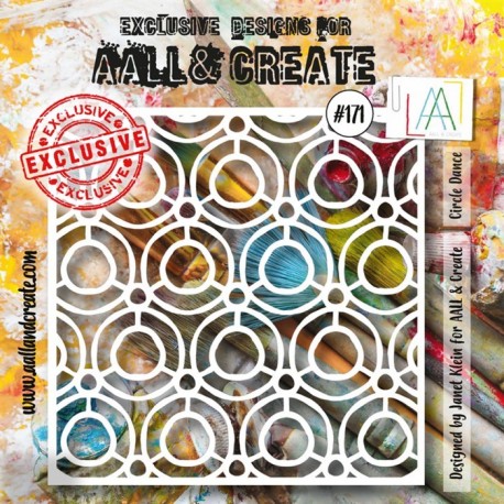 AALL & Create Stencil 171 Circle Dance