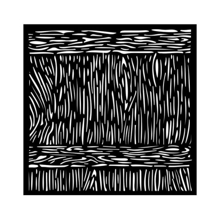 Stamperia Sunflower Art Thick Stencil Wood Texture 18x18cm