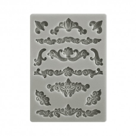Stamperia Silicon Mould A6 Corners and Embellishments