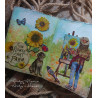 Stamperia Sunflower Art Ephemera Elemens and Sunflowers 36pz
