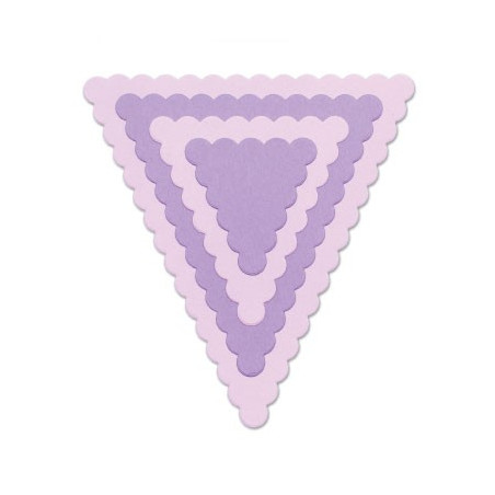 Fustelle Cut-Mi 88439-CML-D Triangoli Scallop