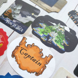 Carta Bella Pirates Ephemera 34pz