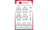 Woodware Craft Collection Tiny Gingerbread Man Clear Stamps