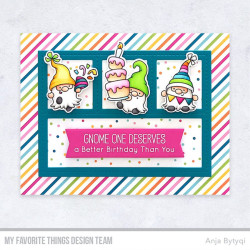 My Favorite Things Happy Birthday to My Favorite Gnomie Clear Stamps