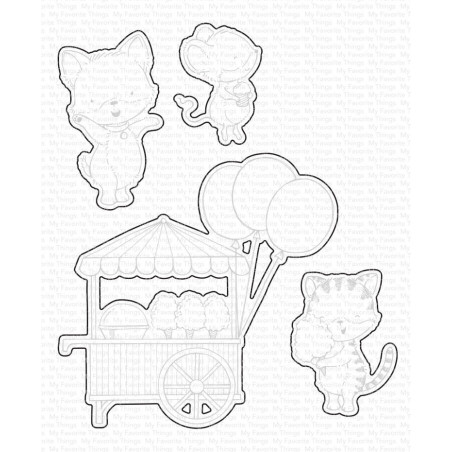 My Favorite Things Cotton Candy Critters Die-namics