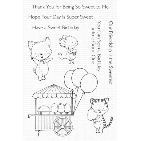 My Favorite Things Cotton Candy Critters Clear Stamps