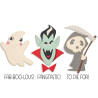 Framelits Die Set 3pz with Stamps - Spooky Friends 666315