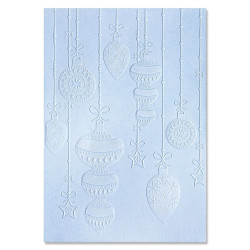 3-D Texture Fades Embossing Folder - Sparkly Ornaments 666307
