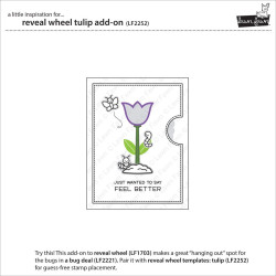 PRE-ORDINE LAWN FAWN Cuts Reveal Wheel Tulip Add-On