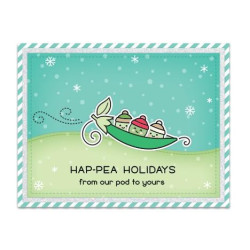 LAWN FAWN Peas On Earth Clear Stamp