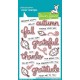 LAWN FAWN Scripty Autumn Sentiments Clear Stamp
