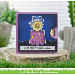 Lawn Fawn Clear Stamp Fortune Teller Tabby