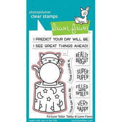 SET Lawn Fawn Fortune Teller Tabby