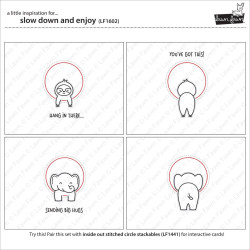 Lawn Fawn Slow Down & Enjoy Clear Stamps