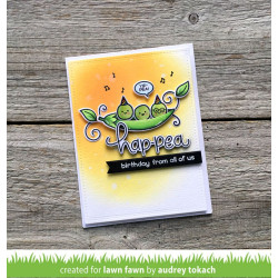 Lawn Fawn Stamp Set Be Hap-Pea