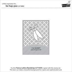 Lawn Fawn Stamp Set Be Hap-Pea