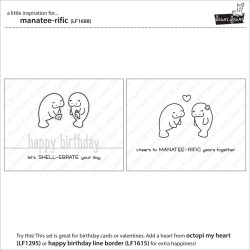 Lawn Fawn Manatee-Rific Stamp Set