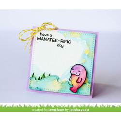 Lawn Fawn Manatee-Rific Stamp Set