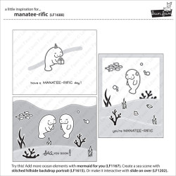 Lawn Fawn Manatee-Rific Stamp Set
