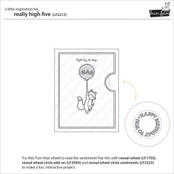 PRE-ORDINE LAWN FAWN Clear Stamp Really High Five