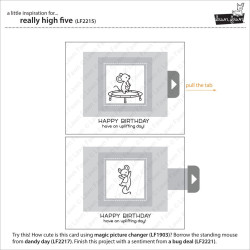 PRE-ORDINE LAWN FAWN Clear Stamp Really High Five