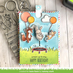 PRE-ORDINE LAWN FAWN Clear Stamp Really High Five