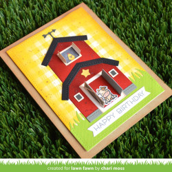 LAWN FAWN Tiny Farm Clear Stamp