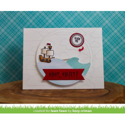 Lawn Fawn Push Here Stamp Set
