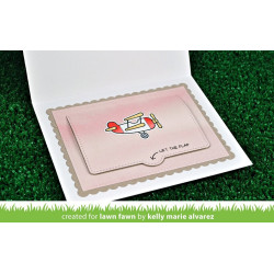 Lawn Fawn Push Here Stamp Set