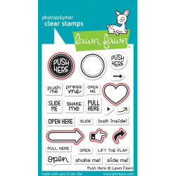 SET Lawn Fawn Push Here