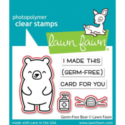 SET LAWN FAWN Germ-Free Bear