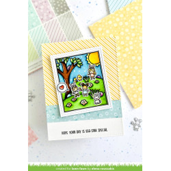 LAWN FAWN Window Scene Spring Clear Stamp