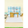 LAWN FAWN Long Distance Hugs Clear Stamp