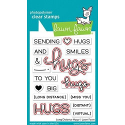 SET LAWN FAWN Long Distance Hugs