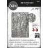 3-D Texture Fades Embossing Folder - Cracked by Tim Holtz 666295