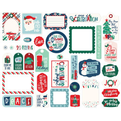 Echo Park Happy Holidays Frames & Tags 34pz