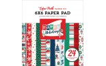 Echo Park Happy Holidays Paper Pad 15x15cm