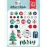 Echo Park Happy Holidays Adhesive Brads 25pz+5 Chipboard