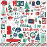 Echo Park Happy Holidays Element Sticker 30x30cm