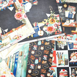 Mintay Papers SCHOOL DAYS Paper Pad 30x30cm