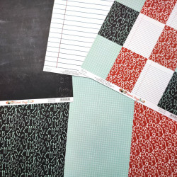 Mintay Papers SCHOOL DAYS Paper Pad 30x30cm