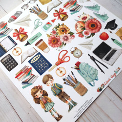 Mintay Papers SCHOOL DAYS Paper Pad 30x30cm