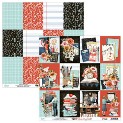 Mintay Papers SCHOOL DAYS Paper Pad 30x30cm