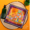 Woodware Craft Collection Pumpkin House Clear Stamps