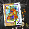 Woodware Craft Collection Pumpkin House Clear Stamps