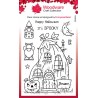 Woodware Craft Collection Pumpkin House Clear Stamps