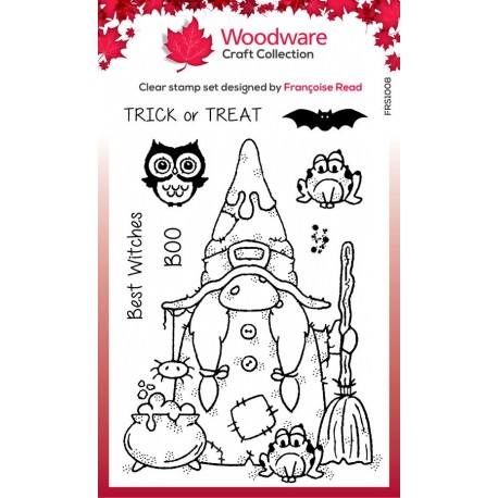 Woodware Craft Collection Witchy Woo Clear Stamps