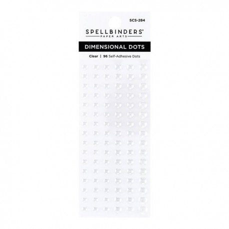 Spellbinders Dimensional Clear Enamel Dots 96pz