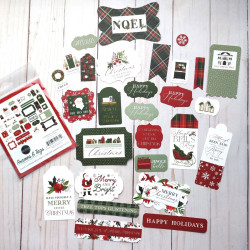 Carta Bella A Wonderful Christmas Frames & Tags 33pz