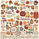 Echo Park I Love Fall Element Sticker 30x30cm